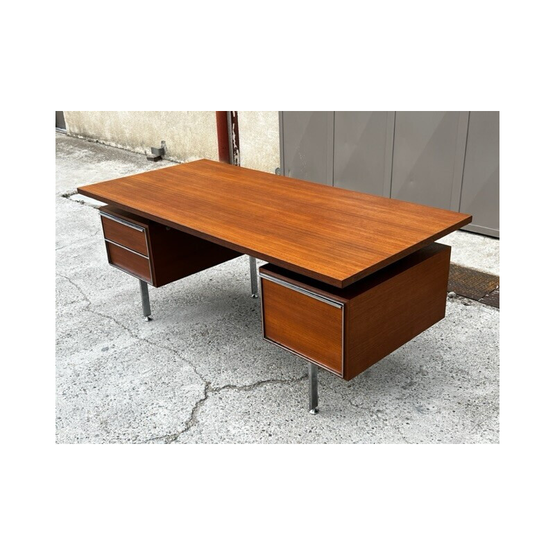 Vintage teak desk by Alain Richard, 1960