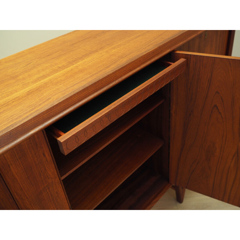 Vintage Danish teak highboard by Kurt Østervig, 1960s