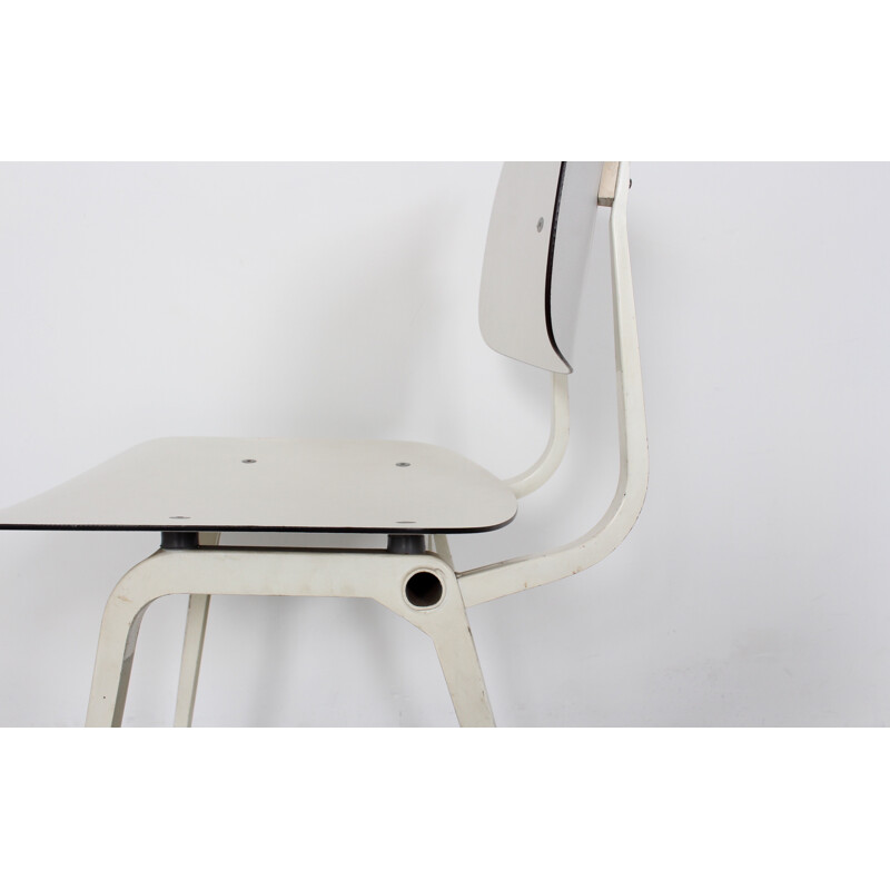 White Friso Kramer "Revolt Chair" - 1960s