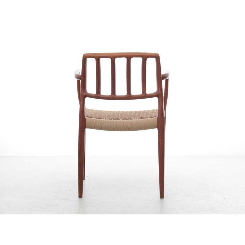 Set aus 4 skandinavischen Vintage-Sesseln Modell 66 aus Teakholz von Niels O. Møller