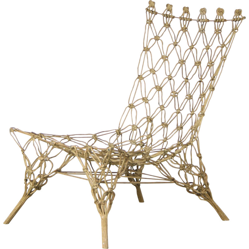 Vintage "Knotted" armchair in braided cord by Marcel Wander for Droog Design, Netherlands 1990s