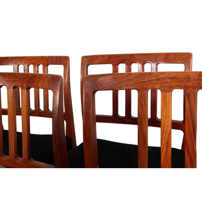 Mid Century rosewood set of 6 dining chairs, Nils Jonsson - 1960s