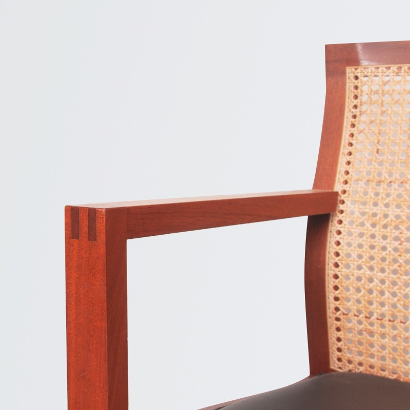 Set of 6 vintage armchairs by Rud Thygesen and Johnny Sørensen, Denmark 1980s