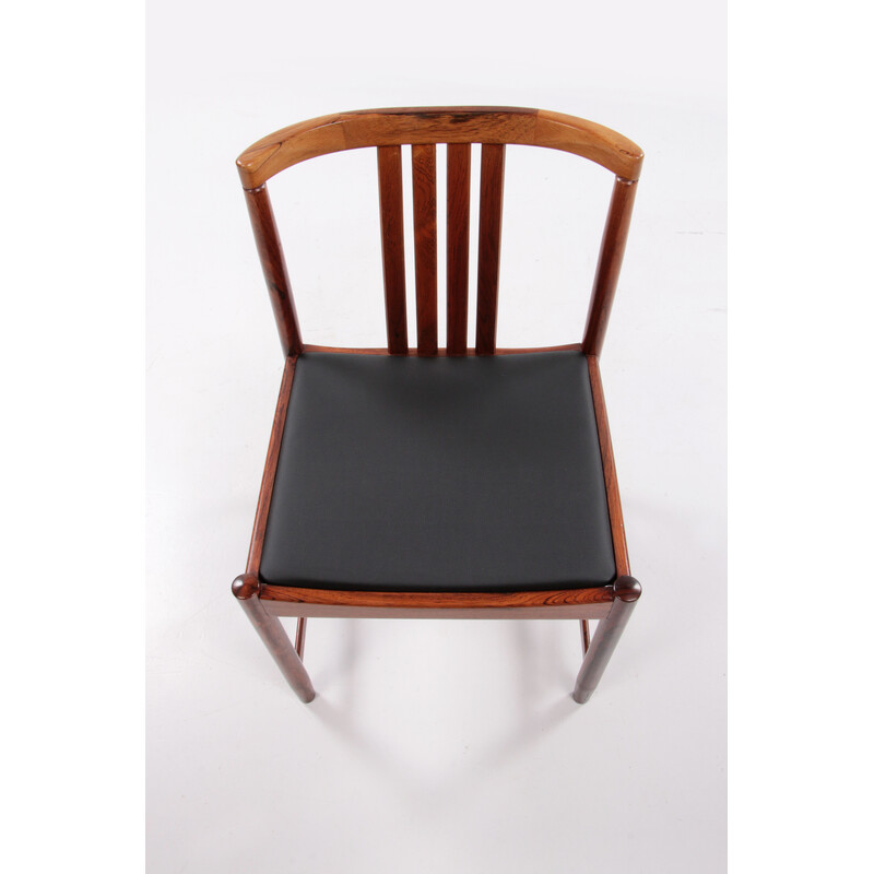 Set van 4 vintage stoelen van Illum Wrapsø, Denemarken 1960