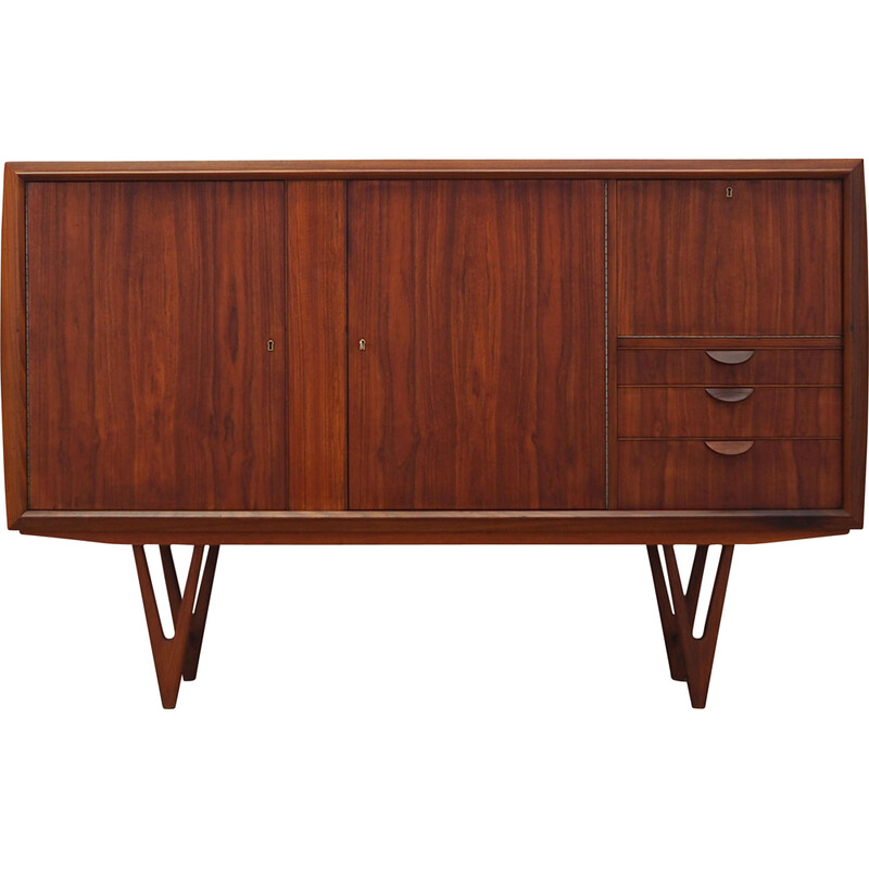 Vintage Danish teak highboard by Kurt Østervig, 1960s