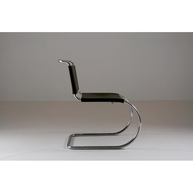 Chaise vintage Mr en cuir par Ludwig mies Van der Rohe