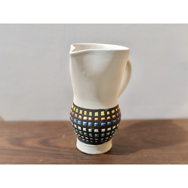 Vintage pote de cerâmica de Roger Capron, 1960