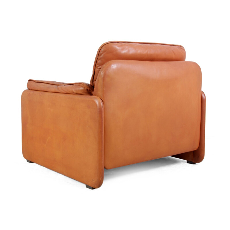 Leather easy chair produced by De Sede model DS-61 - 1980s