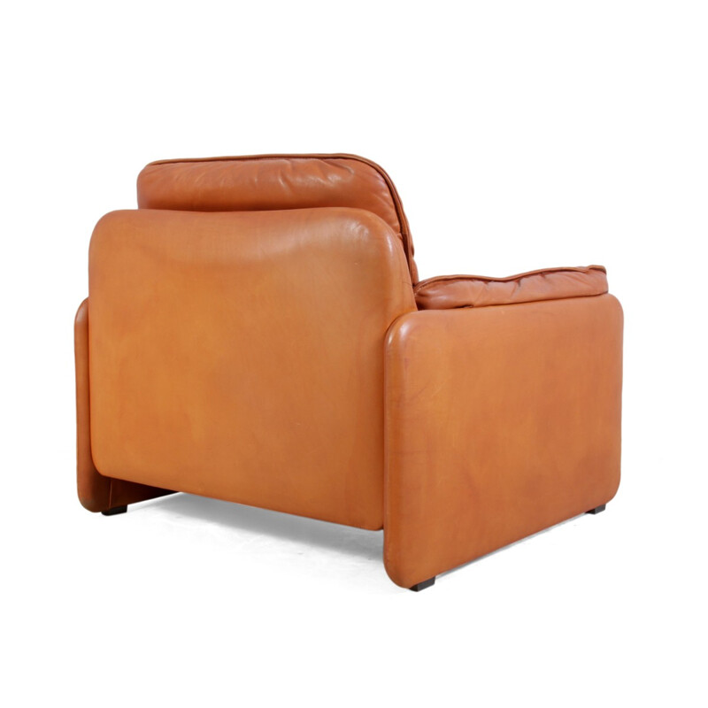 Leather easy chair produced by De Sede model DS-61 - 1980s