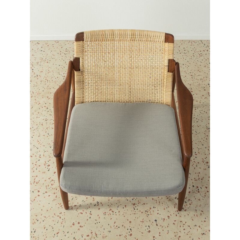 Vintage exclusieve fauteuil van Hartmut Lohmeyer voor Wilkhahn, Duitsland 1950