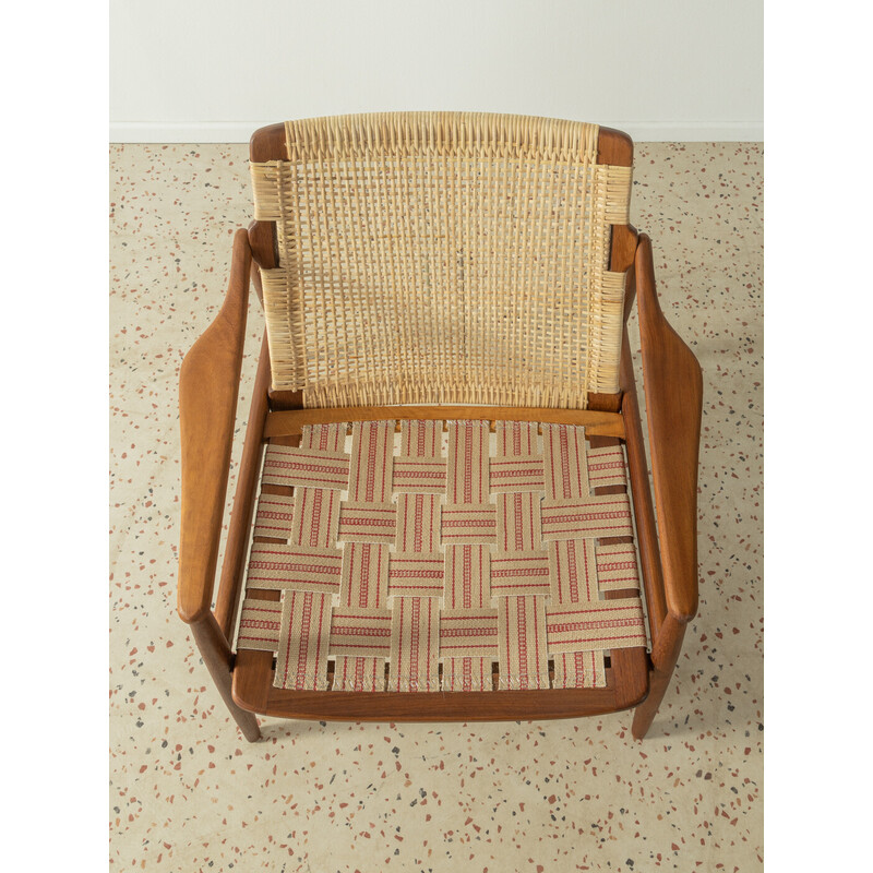 Cadeira de braços exclusiva Vintage por Hartmut Lohmeyer, Alemanha 1950s