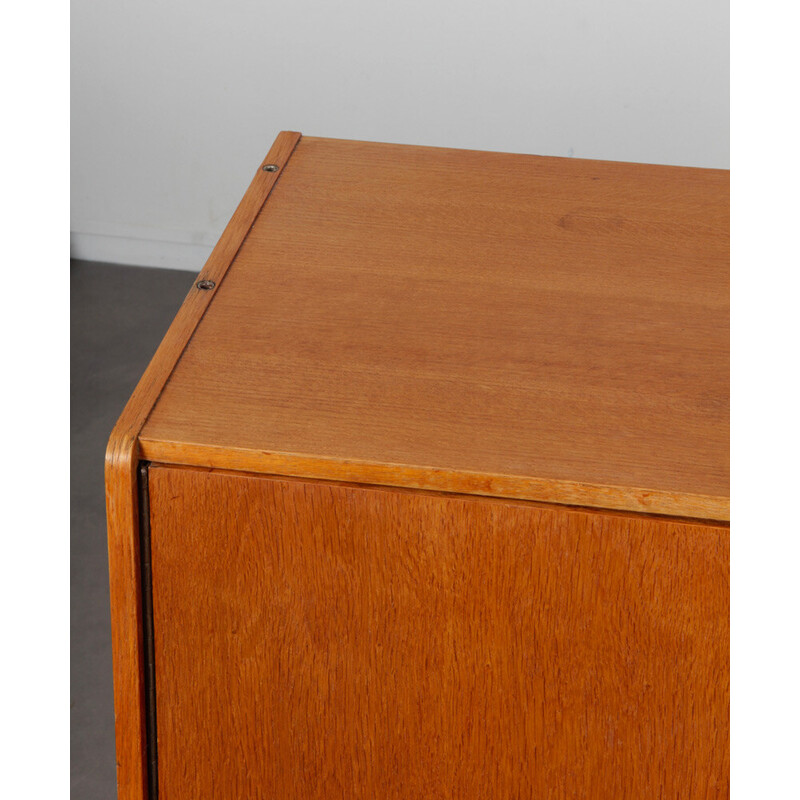 Vintage chest of drawers model U458 in oakwood by Jiri Jiroutek for Interier Praha, Czech Republic 1960