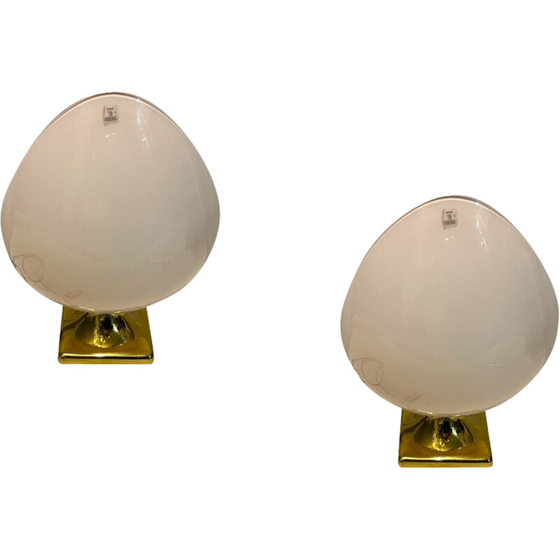Paire de lampes de table - murano