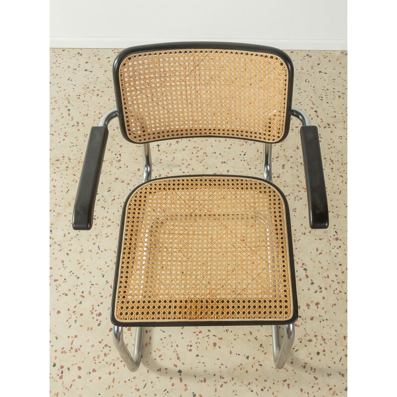 Cadeira de aço tubular Vintage modelo S 64 de Marcel Breuer para Thonet