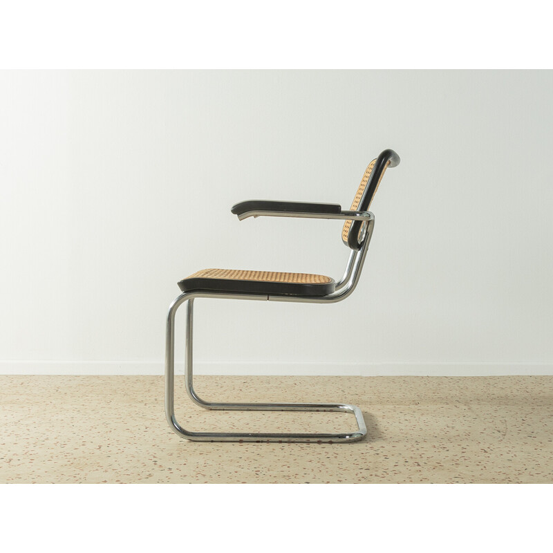 Cadeira de aço tubular Vintage modelo S 64 de Marcel Breuer para Thonet, Áustria