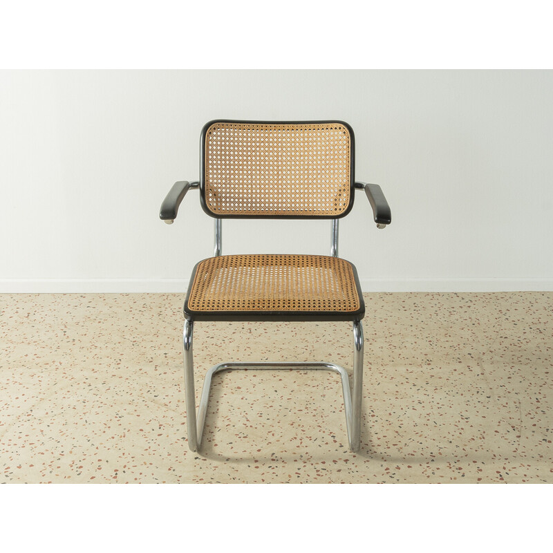 Cadeira de aço tubular Vintage modelo S 64 de Marcel Breuer para Thonet, Áustria