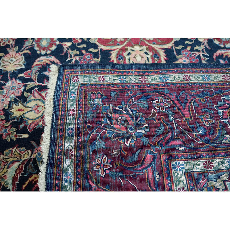 Tapis vintage en laine nouée à la main, 1930