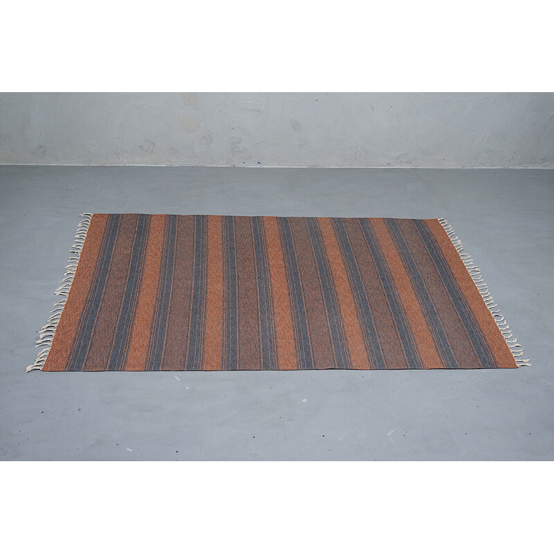 Vintage Röllakan rug, Sweden 1960s