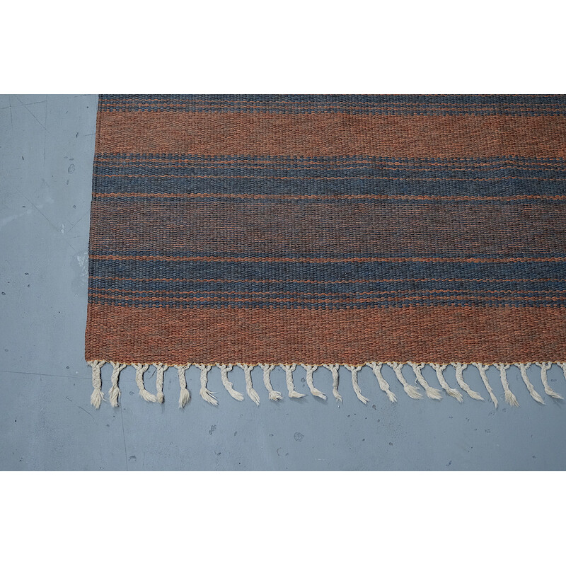 Vintage Röllakan tapijt, Zweden 1960
