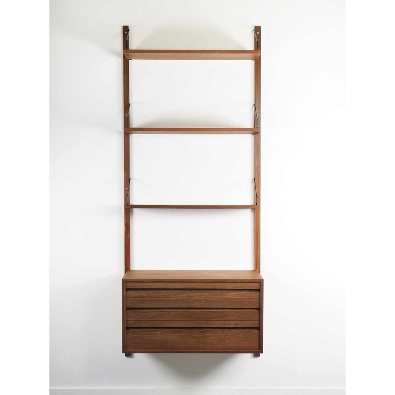 Vintage teak wall system by Poul Cadovius for Cado, Denmark