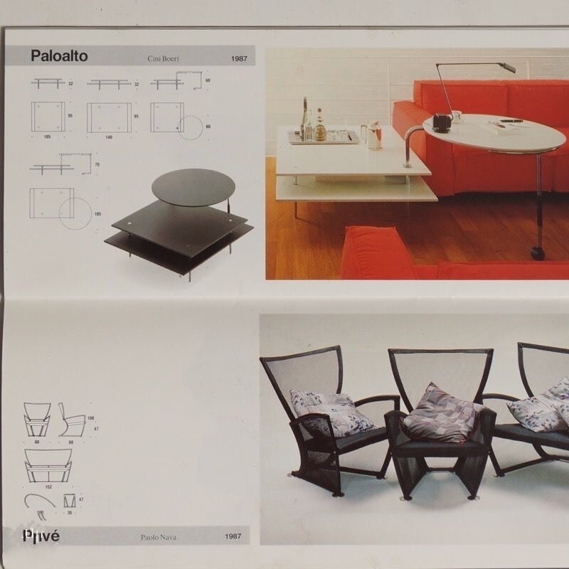 Lounge chair with ottoman Privè by Paolo Nava for Arflex - 1980s