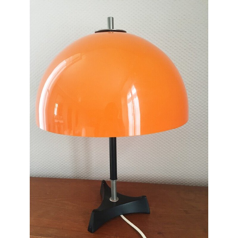 Italian table lamp in orange - 1950s
