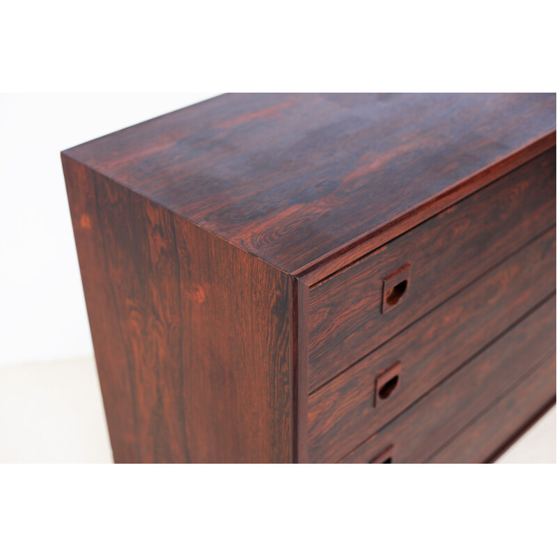 Vintage rosewood chest of drawers by Brouer Mobelfabrik