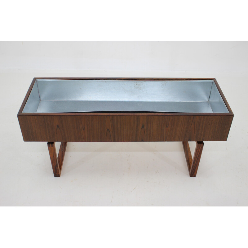 Vintage rosewood flower planter by Kai Kristiansen, Denmark 1960s