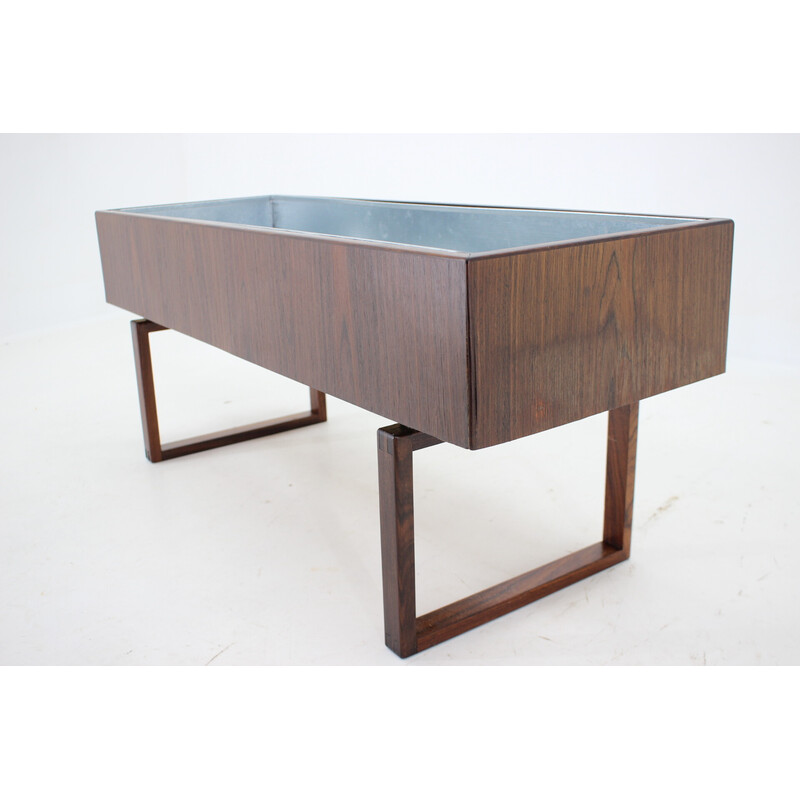 Vintage rosewood flower planter by Kai Kristiansen, Denmark 1960s