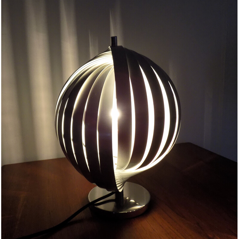 Lampe vintage Moon d'Henri Mathieu, 1970