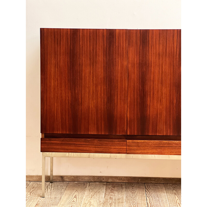 Mid century rosewood highboard by Dieter Waeckerlin, Germany 1960s