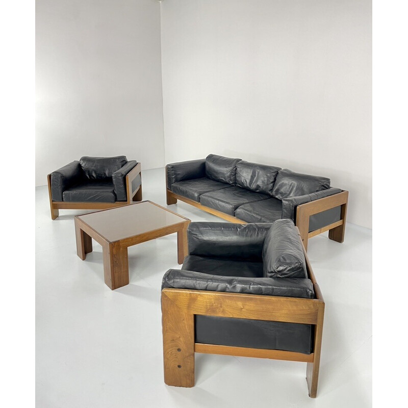 Vintage living room set "Bastiano" by Tobia Scarpa and Afra Scarpa for Gavina, Italy 1960