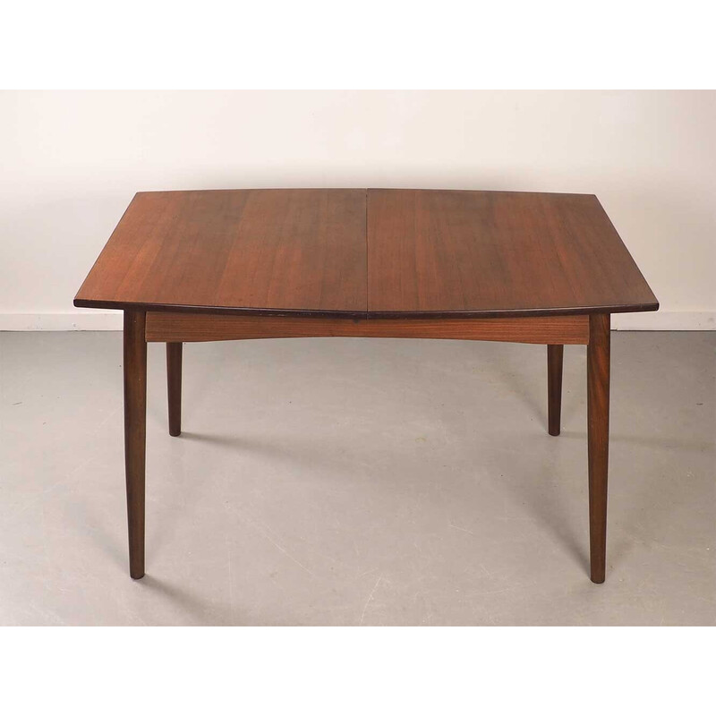 Vintage extendable teak table by Louis van Teeffelen for Wébé, 1960s