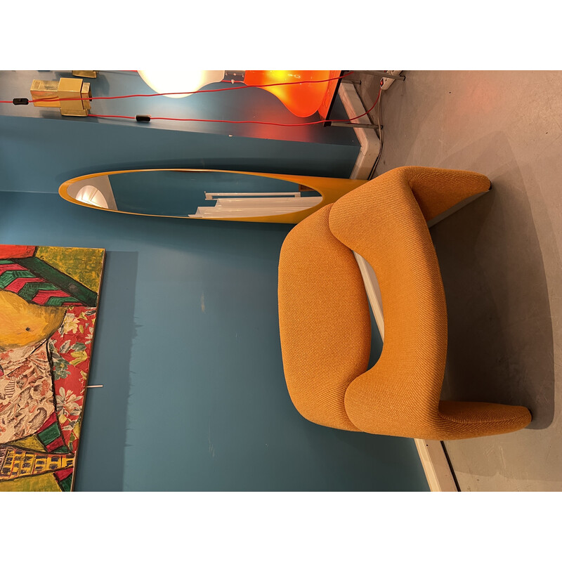 Groovy vintage orange armchair by Pierre Paulin for Artifort