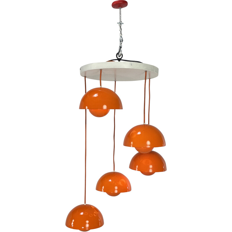 Suspension vintage par Verner Panton pour Louis Poulsen, Danemark 1968