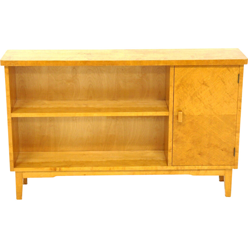 Vintage birchwood console, Sweden 1940