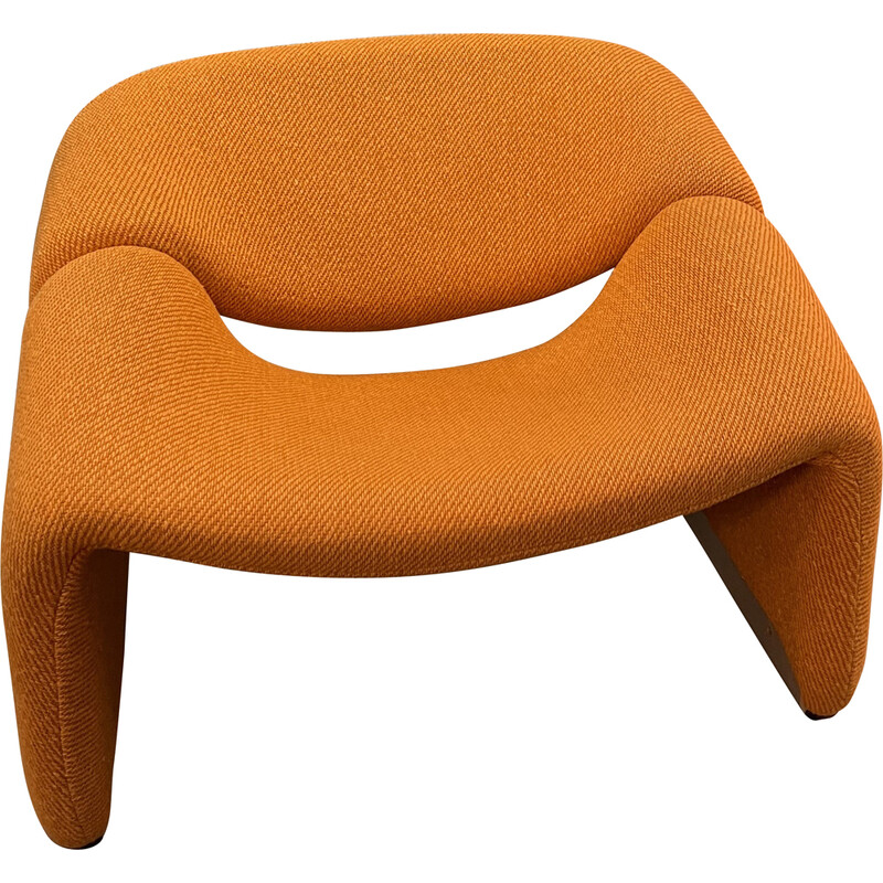 Groovy poltrona vintage arancione di Pierre Paulin per Artifort