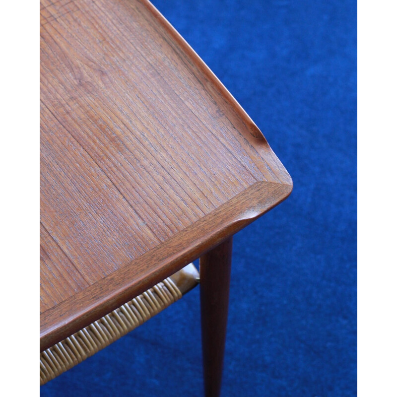 Mesa lateral de teca Vintage por Poul Jensen para Selig para Jensen, 1960