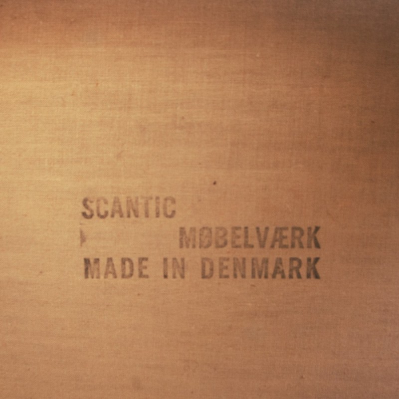 Conjunto de 4 cadeiras de jantar em pau-rosa da Scantic Møbelværk, Dinamarca Anos 60