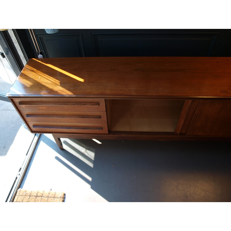 Sideboard in teak with 3 drawers and 2 storage compartments - 1960s