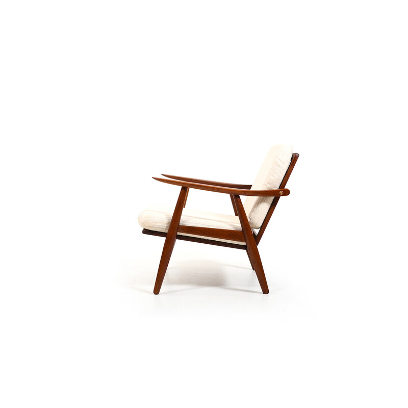 Vintage Ge-270 teak armchair by Hans J. Wegner for Getama, Denmark 1956