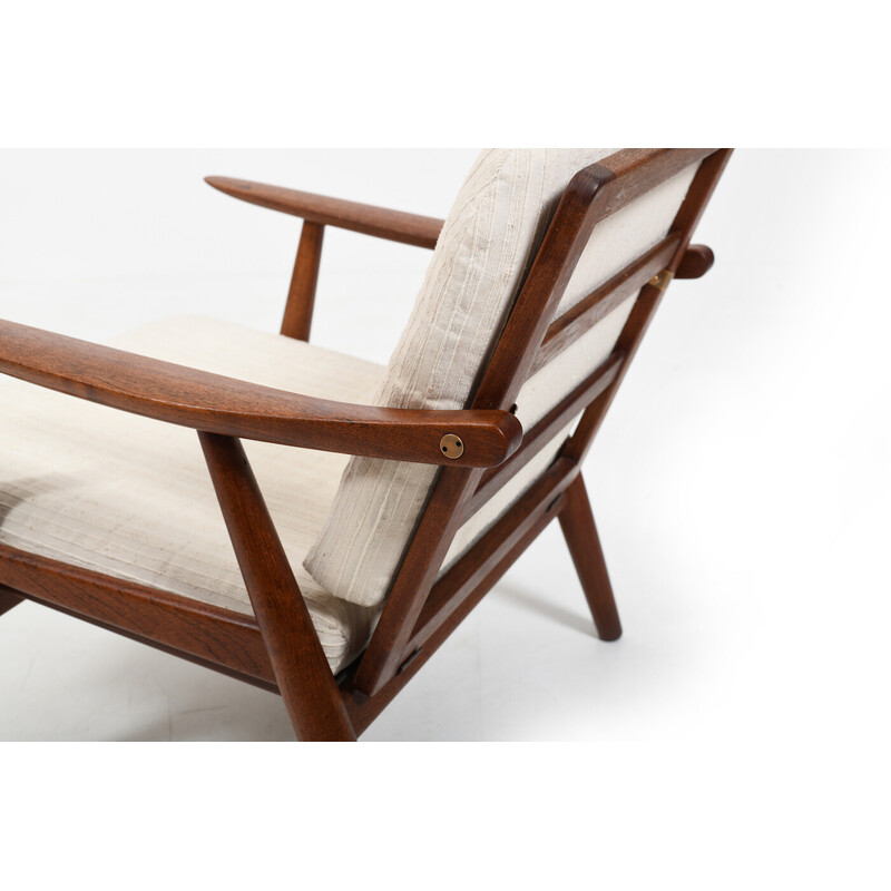 Vintage Ge-270 teak armchair by Hans J. Wegner for Getama, Denmark 1956