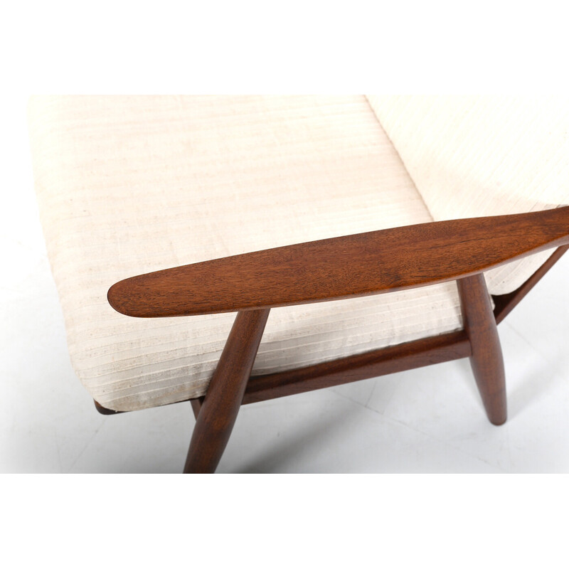 Poltrona vintage Ge-270 in teak di Hans J. Wegner per Getama, Danimarca 1956