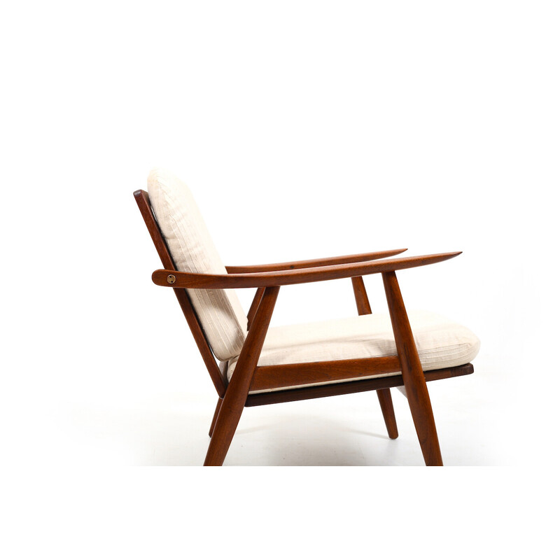 Vintage Ge-270 teak armchair by Hans J. Wegner for Getama, Denmark 1956