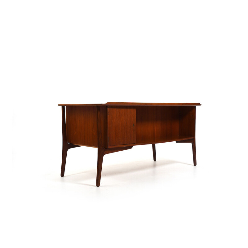 Danish vintage teak desk by Svend Aage Madsen for Hp Hansen, 1960s