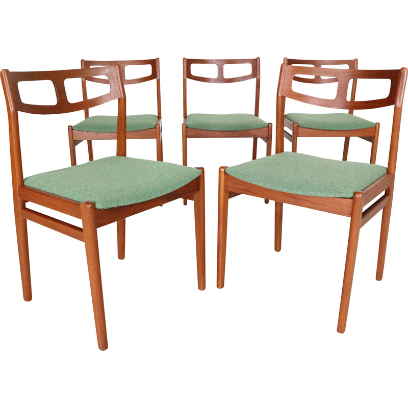 Ensemble de 5 chaises - 1960