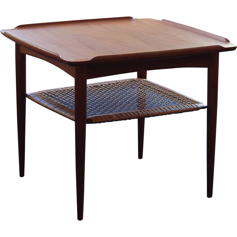 Vintage teak side table by Poul Jensen for Selig for Jensen, 1960