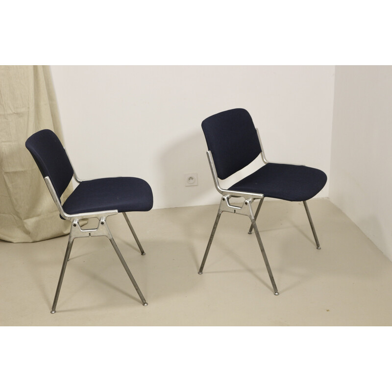 Ein Paar Vintage-Stühle Dsc 106 von Giancarlo Piretti für Anonima Casteli, 1960
