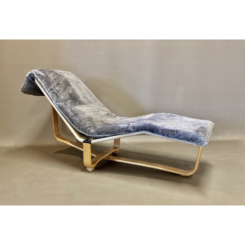 Vintage Scandinavian rocking lounge chair, 1960s