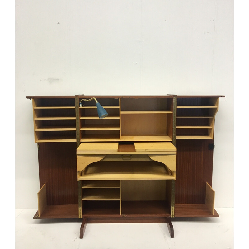 Magic box foldable desk by Mumenthaler & Meier - 1960s